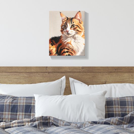 Jasmine die Leinwand der Katze (Insitu (Schlafzimmer))