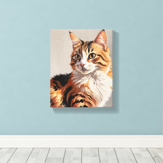 Jasmine die Leinwand der Katze (Insitu (Holzboden))