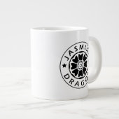 Jasmine Dragon 20oz Tasse - Schwarz & Weiß (Vorderseite Rechts)