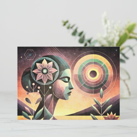 Jasmine Feiertagskarte (Stehend Vorderseite)