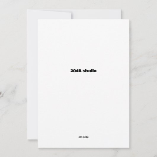 Jasmine Feiertagskarte (Rückseite)