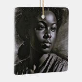 "Jasmine" Frauen in Kohle Keramikornament (Rechts)