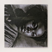 "Jasmine" Frauen in Kohle Puzzle (Horizontal)