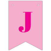 "Jasmine Geburtstag" Wimpel Flagge (Erste Fahne)