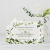 Jasmine Horizontal Einladung (Stehend Vorderseite)