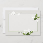 Jasmine Horizontal Einladung (Rückseite)