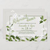 Jasmine Horizontal Einladung (Vorne/Hinten)