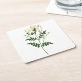 Jasmine (Jasminum grandiflorum) von Redouté Rechteckiger Pappuntersetzer (angewinkelt)