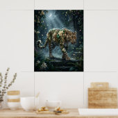 Jasmine Leopard Moon Bloom Poster (Küche)