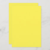 Jasmine, Marigold Yellow, Primrose, Einladung (Vorne/Hinten)