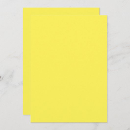 Jasmine, Marigold Yellow, Primrose, Einladung (Vorne/Hinten)