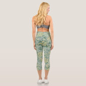 Jasmine-Muster von William Morris Capri Leggings (Rückseite)