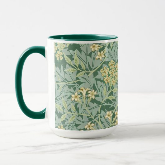 Jasmine, Muster von William Morris, Tasse (Links)