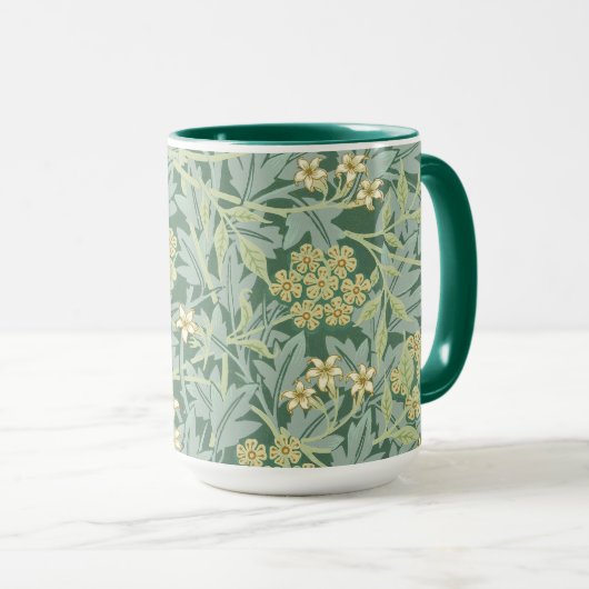 Jasmine, Muster von William Morris, Tasse (VorderseiteRechts)