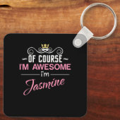 Jasmine Natürlich bin ich Phantastisch Schlüsselanhänger (Rückseite)