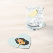 Jasmine Paper Coaster Untersetzer (Vor Ort)