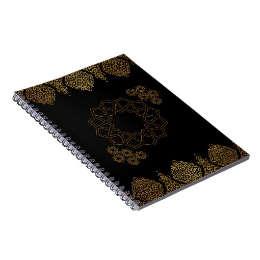 Jasmine Patterns - Arabisches Design-Notebook Notizblock (Rechte Seite)