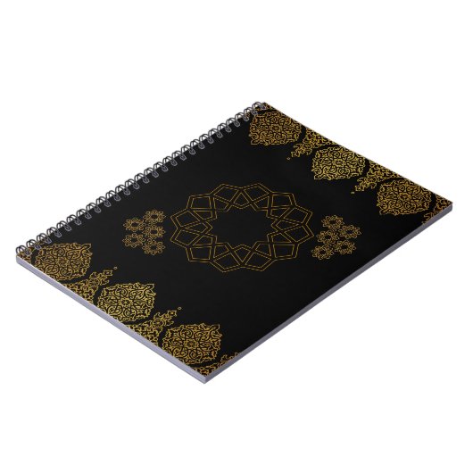 Jasmine Patterns - Arabisches Design-Notebook Notizblock (Linke Seite)