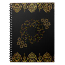 Jasmine Patterns - Arabisches Design-Notebook Notizblock