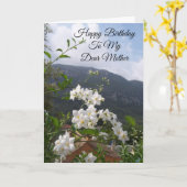 Jasmine Personalisiert Mother Birthday Karte (Gelbe Blume)