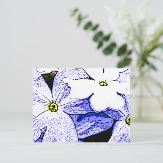 Jasmine Postkarte (Stehend Vorderseite)