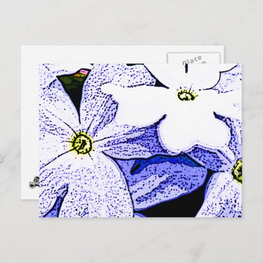 Jasmine Postkarte (Vorne/Hinten)