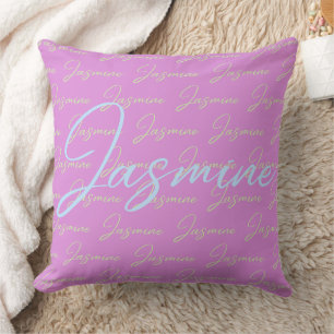 Jasmine Repetiernamenmuster Kissen