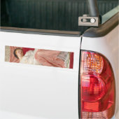 Jasmine (schöne junge Schlaffrau) Autoaufkleber (Auf Lkw)