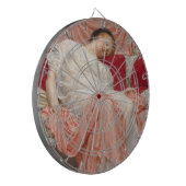 Jasmine (schöne junge Schlaffrau) Dartscheibe (Vorderseite Links)