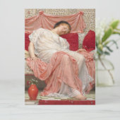 Jasmine (schöne junge Schlaffrau) Karte (Stehend Vorderseite)