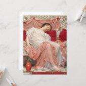 Jasmine (schöne junge Schlaffrau) Karte (Vorderseite/Rückseite Beispiel)