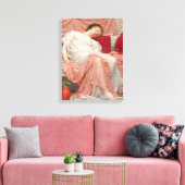 Jasmine (schöne junge Schlaffrau) Leinwanddruck (Insitu (Wohnzimmer))