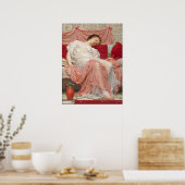 Jasmine (schöne junge Schlaffrau) Poster (Küche)