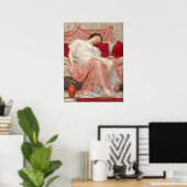 Jasmine (schöne junge Schlaffrau) Poster (Heimbüro)