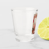 Jasmine (schöne junge Schlaffrau) Schnapsglas (Links)