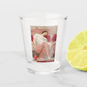 Jasmine (schöne junge Schlaffrau) Schnapsglas