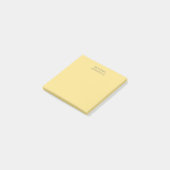 Jasmine & Slate Grey Minimalist Schlicht Moderner  Post-it Klebezettel (angewinkelt)