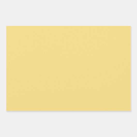 Jasmine Solid Color Geschenkpapier Set (Vorderseite)