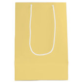 Jasmine Solid Schlicht Color Mittlere Geschenktüte (Rückseite)