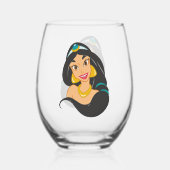 Jasmine Stemless Wine Glass Weinglas Ohne Stiel (Vorderseite)