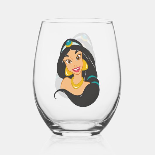 Jasmine Stemless Wine Glass Weinglas Ohne Stiel (Vorderseite)