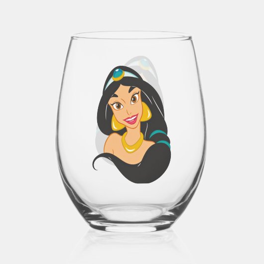 Jasmine Stemless Wine Glass Weinglas Ohne Stiel (Rückseite)