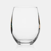 Jasmine Stemless Wine Glass Weinglas Ohne Stiel (Rechts)
