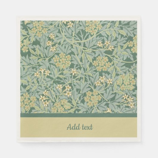 Jasmine TEMPLATE Serviette (Vorderseite)