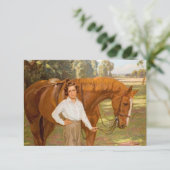 Jasmine the Horse (von Algernon Talmage) Karte (Stehend Vorderseite)