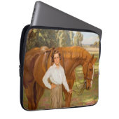 Jasmine the Horse (von Algernon Talmage) Laptopschutzhülle (Vorne Rechts)