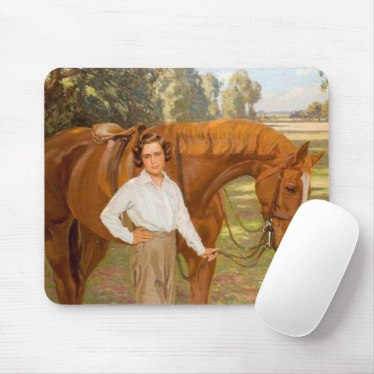 Jasmine the Horse (von Algernon Talmage) Mousepad (Mit Mouse)