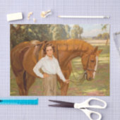 Jasmine the Horse (von Algernon Talmage) Seidenpapier (Handwerk)