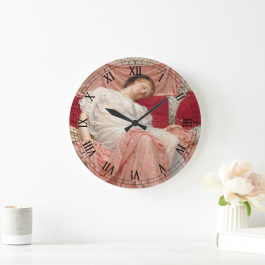 Jasmine von Albert Joseph Moore, Viktorianische Ku Große Wanduhr (Zuhause)