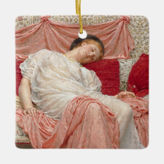 Jasmine von Albert Joseph Moore, Viktorianische Ku Keramikornament (Vorderseite)